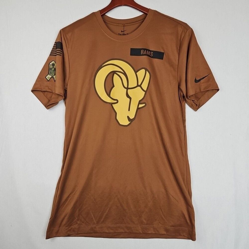 Nike Los Angeles Rams Salute To Service Team Apparel T-Shirt Men's Size Small